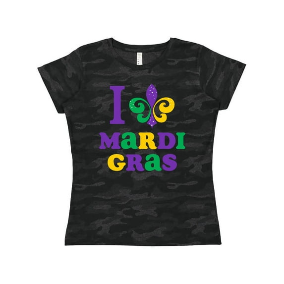 Inktastic I Love Mardi Gras Women's T-Shirt