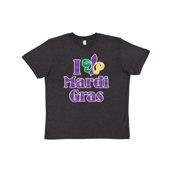 Inktastic I Love Mardi Gras Youth T-Shirt