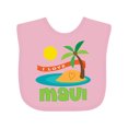 thumbnail image 1 of Inktastic I Love Maui Boys or Girls Baby Bib, 1 of 4