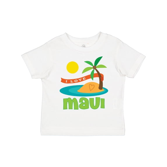 Inktastic I Love Maui Boys or Girls Toddler T-Shirt
