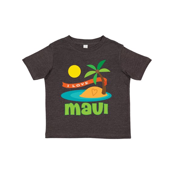 Inktastic I Love Maui Boys or Girls Toddler T-Shirt