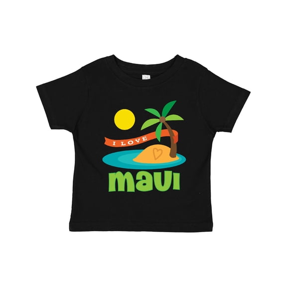 Inktastic I Love Maui Boys or Girls Toddler T-Shirt