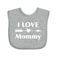 thumbnail image 1 of Inktastic I Love Mommy Boys or Girls Baby Bib, 1 of 4