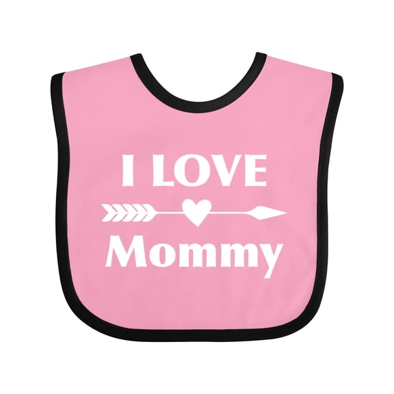 Inktastic I Love Mommy Boys or Girls Baby Bib