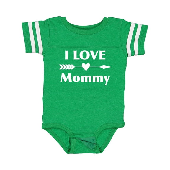 Inktastic I Love Mommy Boys or Girls Baby Bodysuit