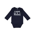 thumbnail image 1 of Inktastic I Love Mommy Boys or Girls Long Sleeve Baby Bodysuit, 1 of 5
