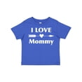 thumbnail image 1 of Inktastic I Love Mommy Boys or Girls Toddler T-Shirt, 1 of 5
