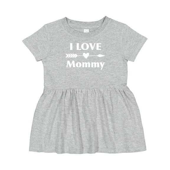 Inktastic I Love Mommy Girls Baby Dress
