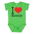 thumbnail image 1 of Inktastic I Love Mommy Heart Boys or Girls Baby Bodysuit, 1 of 5