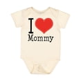 thumbnail image 1 of Inktastic I Love Mommy Heart Boys or Girls Baby Bodysuit, 1 of 5
