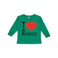 thumbnail image 1 of Inktastic I Love Mommy Heart Boys or Girls Long Sleeve Toddler T-Shirt, 1 of 5