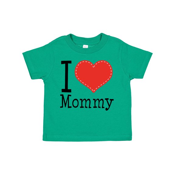 Inktastic I Love Mommy Heart Boys or Girls Toddler T-Shirt
