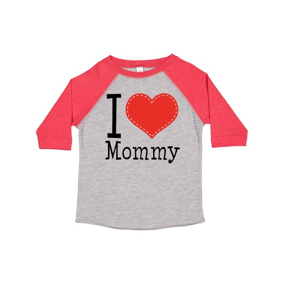 Inktastic I Love Mommy Heart Boys or Girls Toddler T-Shirt