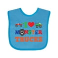 thumbnail image 1 of Inktastic I Love Trucks Boys or Girls Baby Bib, 1 of 4