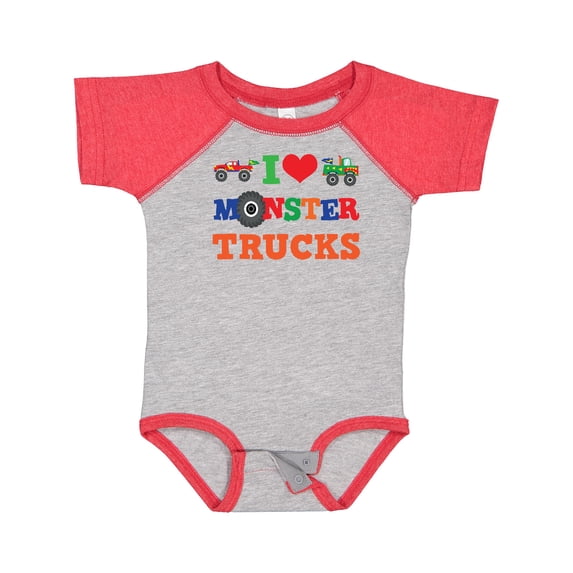 Inktastic I Love Trucks Boys or Girls Baby Bodysuit