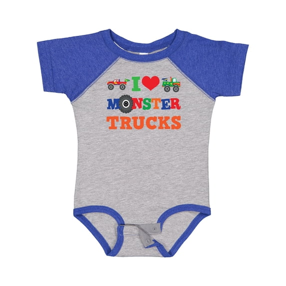 Inktastic I Love Trucks Boys or Girls Baby Bodysuit
