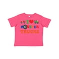 thumbnail image 1 of Inktastic I Love Trucks Boys or Girls Toddler T-Shirt, 1 of 5
