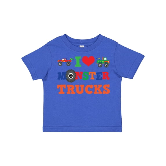 Inktastic I Love Trucks Boys or Girls Toddler T-Shirt
