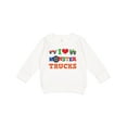 thumbnail image 1 of Inktastic I Love Trucks Toddler Sweatshirt, 1 of 4