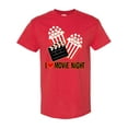 thumbnail image 1 of Inktastic I Love Movie Night T-Shirt, 1 of 5