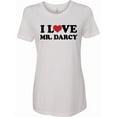 thumbnail image 1 of Inktastic I Love Mr Darcy Women's T-Shirt, 1 of 5