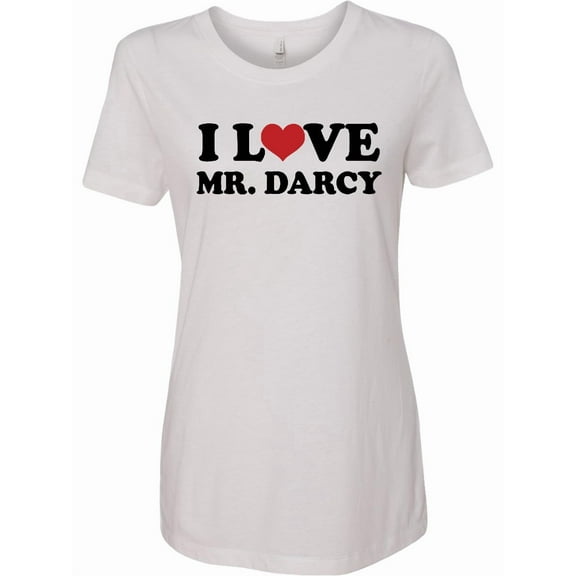 Inktastic I Love Mr Darcy Women's T-Shirt