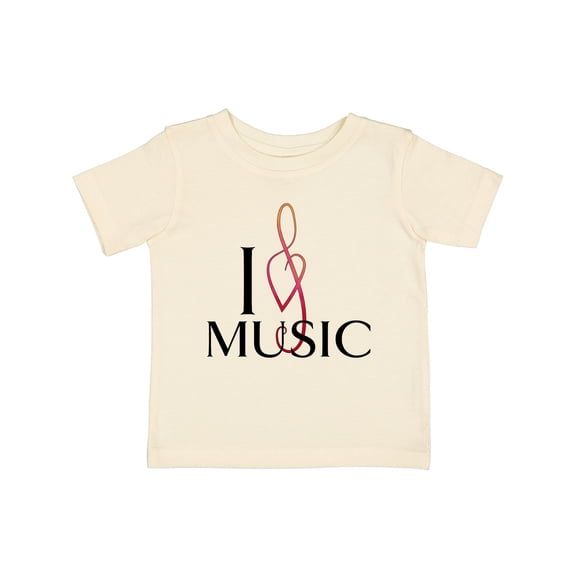 Inktastic I Love Music Boys or Girls Baby T-Shirt