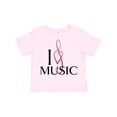thumbnail image 1 of Inktastic I Love Music Boys or Girls Toddler T-Shirt, 1 of 5