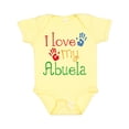 thumbnail image 1 of Inktastic I Love My Abuela Boys or Girls Baby Bodysuit, 1 of 5