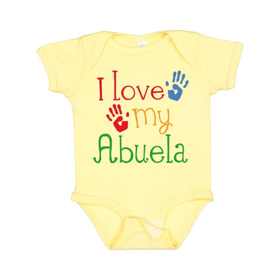 Inktastic I Love My Abuela Boys or Girls Baby Bodysuit