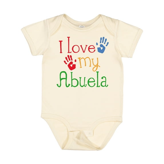 Inktastic I Love My Abuela Boys or Girls Baby Bodysuit