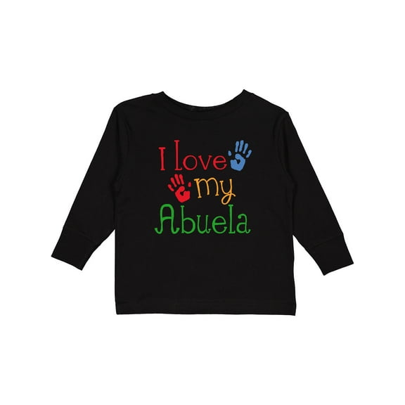 Inktastic I Love My Abuela Boys or Girls Long Sleeve Toddler T-Shirt