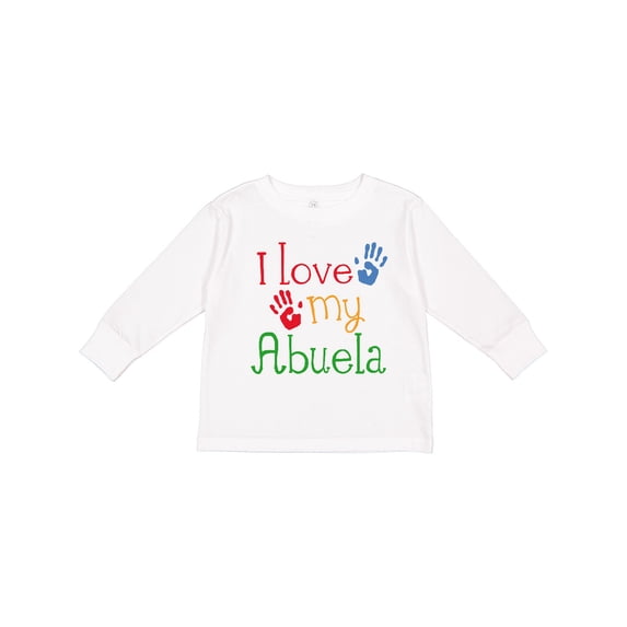 Inktastic I Love My Abuela Boys or Girls Long Sleeve Toddler T-Shirt