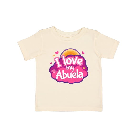 Inktastic I Love My Abuela Girls Baby T-Shirt