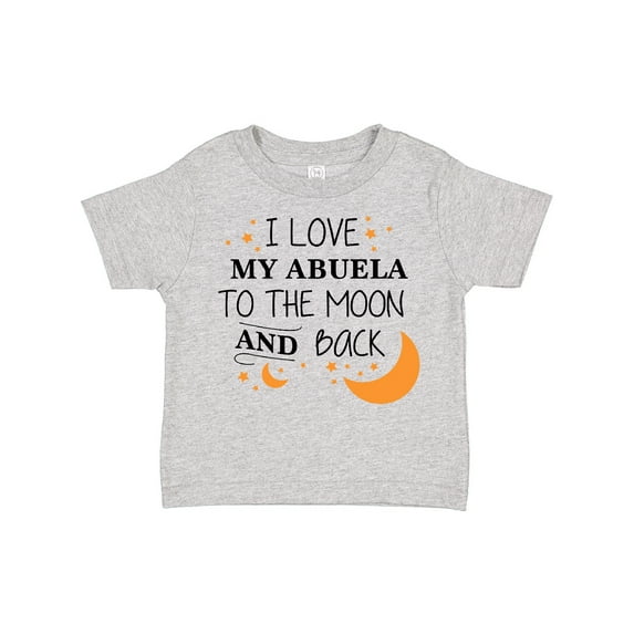 Inktastic I Love My Abuela To The Moon and Back Boys or Girls Toddler T-Shirt