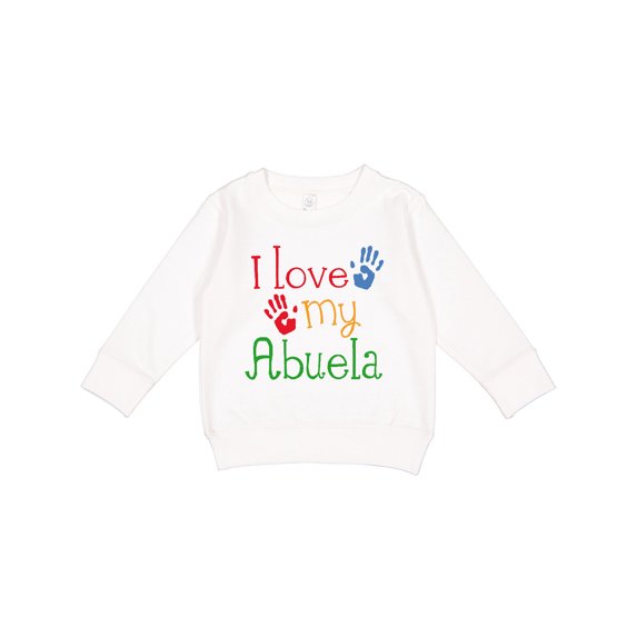 Inktastic I Love My Abuela Toddler Sweatshirt