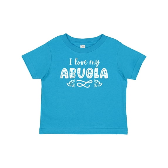 Inktastic I Love My Abuela with Hearts Boys or Girls Baby T-Shirt
