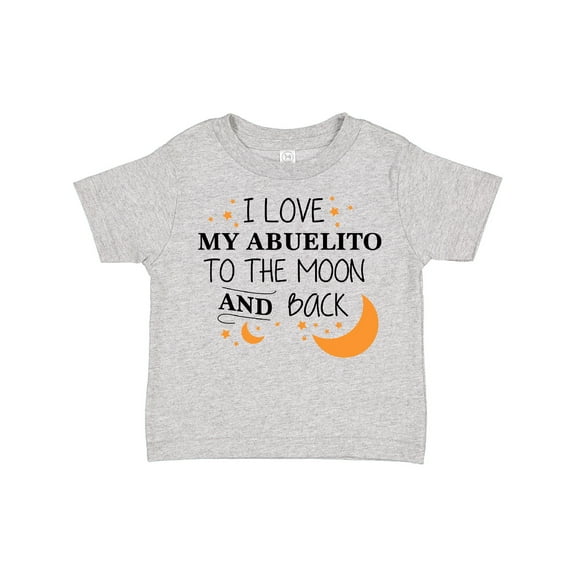 Inktastic I Love My Abuelito To The Moon and Back Boys or Girls Toddler T-Shirt