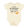 thumbnail image 1 of Inktastic I Love My Abuelito to the Moon and Back Boys or Girls Baby Bodysuit, 1 of 5