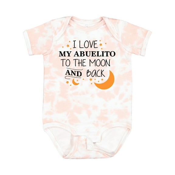 Inktastic I Love My Abuelito to the Moon and Back Boys or Girls Baby Bodysuit