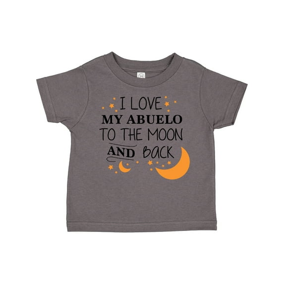 Inktastic I Love My Abuelo to the Moon and Back Boys or Girls Toddler T-Shirt