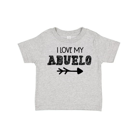 Inktastic I Love My Abuelo with Arrow Boys or Girls Toddler T-Shirt