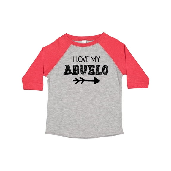Inktastic I Love My Abuelo with Arrow Boys or Girls Toddler T-Shirt