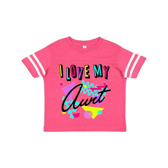 Inktastic I Love My Aunt- 80s Retro Style Boys or Girls Toddler T-Shirt