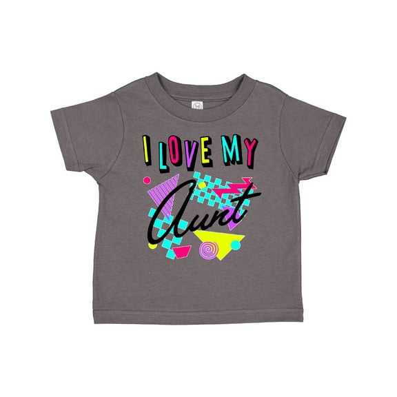Inktastic I Love My Aunt- 80s Retro Style Boys or Girls Toddler T-Shirt