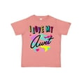 thumbnail image 1 of Inktastic I Love My Aunt- 80s Retro Style Boys or Girls Toddler T-Shirt, 1 of 5