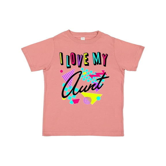 Inktastic I Love My Aunt- 80s Retro Style Boys or Girls Toddler T-Shirt