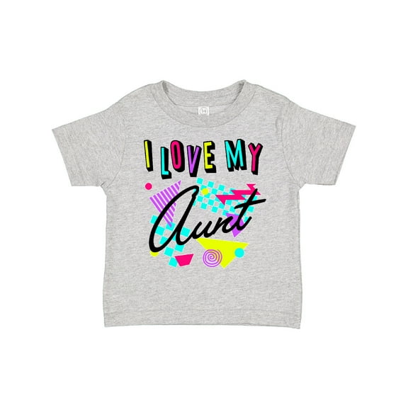 Inktastic I Love My Aunt- 80s Retro Style Boys or Girls Toddler T-Shirt
