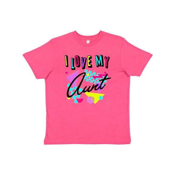 Inktastic I Love My Aunt- 80s Retro Style Youth T-Shirt