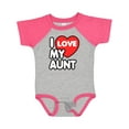 thumbnail image 1 of Inktastic I Love My Aunt Boys or Girls Baby Bodysuit, 1 of 5